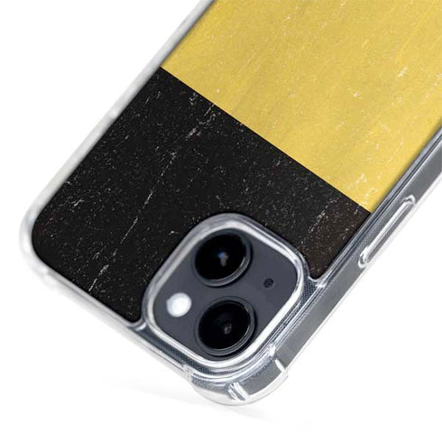 Belgium Flag Distressed iPhone 14 Plus MagSafe Case