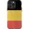 Belgium Flag Distressed iPhone 14 Pro Impact Case