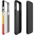 Belgium Flag Distressed iPhone 14 Pro Impact Case