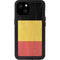 Belgium Flag Distressed iPhone 15 Plus Waterproof Case