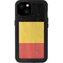 Belgium Flag Distressed iPhone 15 Plus Waterproof Case
