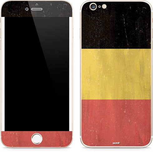 Belgium Flag Distressed iPhone 6/6s Plus Skin