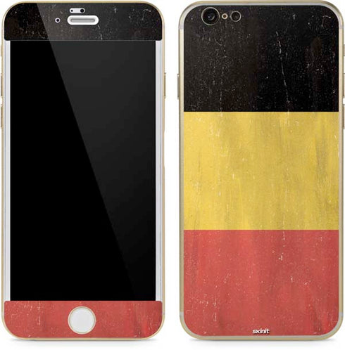 Belgium Flag Distressed iPhone 6/6s Skin