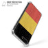 Belgium Flag Distressed iPhone 7/8 Plus Clear Case