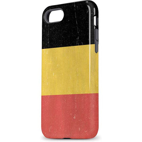 Belgium Flag Distressed iPhone 7 Pro Case