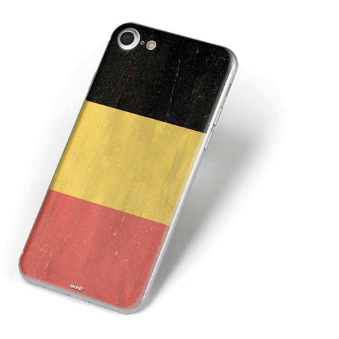 Belgium Flag Distressed iPhone 7 Skin