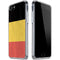 Belgium Flag Distressed iPhone SE (2nd & 3rd Gen) Clear Case