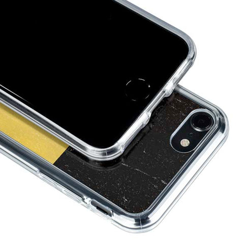 Belgium Flag Distressed iPhone SE (2nd & 3rd Gen) Clear Case