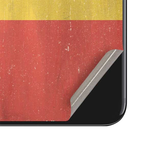 Belgium Flag Distressed iPhone SE (2nd & 3rd Gen) Skin
