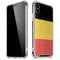 Belgium Flag Distressed iPhone XS Max Clear Case