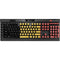 Belgium Flag Distressed K95 RGB PLATINUM Mechanical Gaming Keyboard Skin