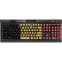 Belgium Flag Distressed K95 RGB PLATINUM Mechanical Gaming Keyboard Skin