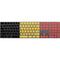 Belgium Flag Distressed Magic Keyboard with Numeric Keypad Skin