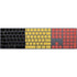 Belgium Flag Distressed Magic Keyboard with Numeric Keypad Skin