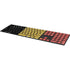 Belgium Flag Distressed Magic Keyboard with Numeric Keypad Skin