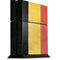 Belgium Flag Distressed PS4 Console Skin