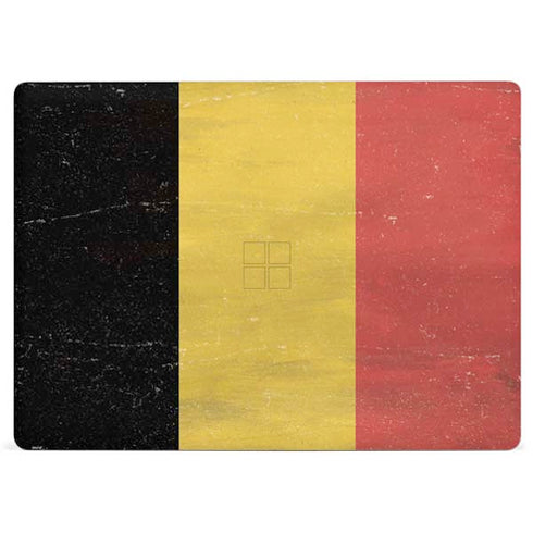 Belgium Flag Distressed Surface Laptop 2 Skin