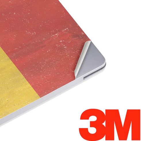 Belgium Flag Distressed Surface Laptop 2 Skin