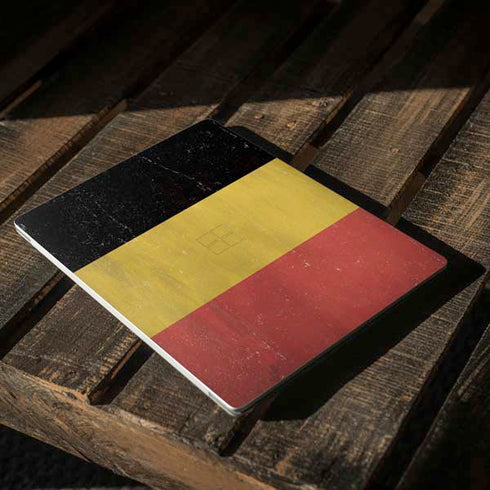 Belgium Flag Distressed Surface Laptop 3 13.5in Skin