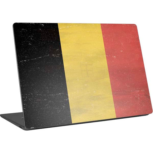 Belgium Flag Distressed Surface Laptop 4 15in Skin