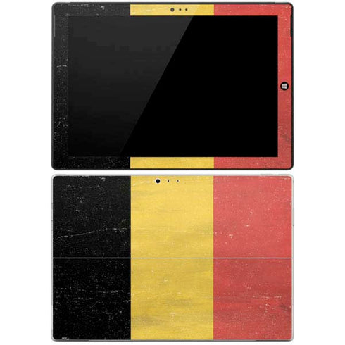 Belgium Flag Distressed Surface Pro 3 Skin