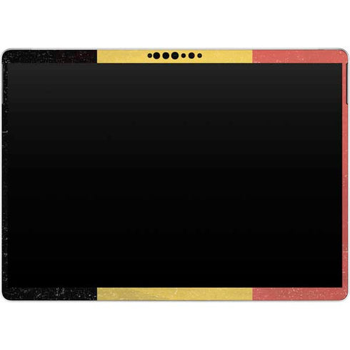 Belgium Flag Distressed Surface Pro 9 Skin