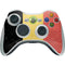 Belgium Flag Distressed Xbox 360 Wireless Controller Skin