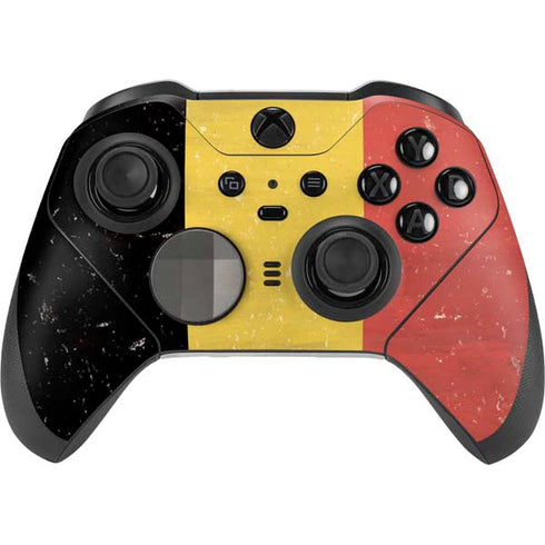 Belgium Flag Distressed Xbox Elite Wireless Controller Series 2 Skin