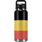 Belgium Flag Distressed YETI Rambler 36oz Bottle Skin