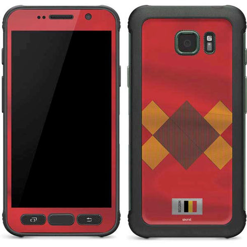 Belgium Soccer Flag Galaxy S7 Active Skin