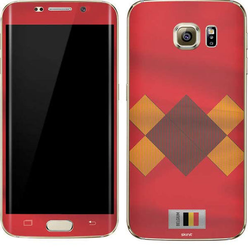 Belgium Soccer Flag Galaxy S7 Edge Skin