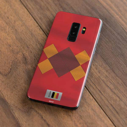 Belgium Soccer Flag Galaxy S9 Plus Skin