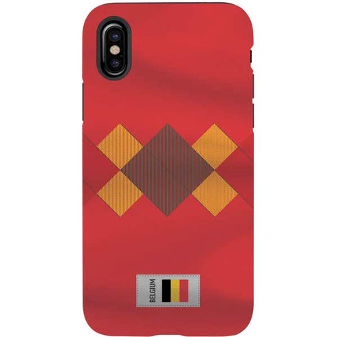Belgium Soccer Flag iPhone X Pro Case