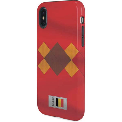 Belgium Soccer Flag iPhone X Pro Case