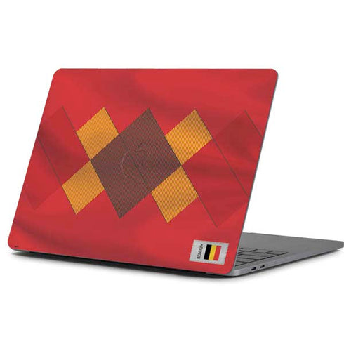Belgium Soccer Flag Apple MacBook Pro 13-inch Skin