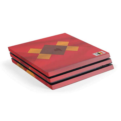 Belgium Soccer Flag PS4 Pro Console Skin