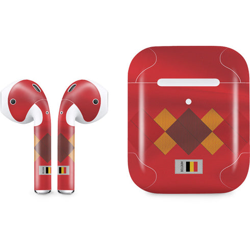 Belgium Soccer Flag Apple AirPods 2 Skin