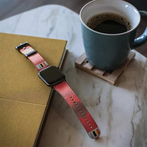 Belgium Soccer Flag Apple Watch Band 38-40mm