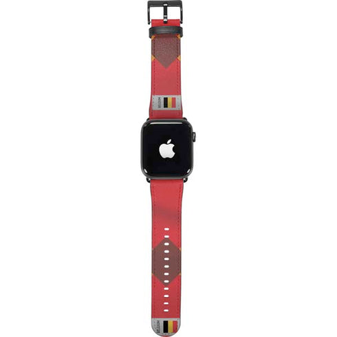 Belgium Soccer Flag Apple Watch Band 42-44mm