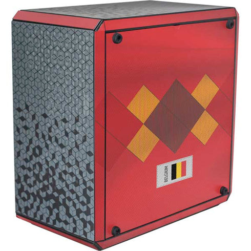 Belgium Soccer Flag Cooler Master MasterBox Q300L Mini Tower Skin