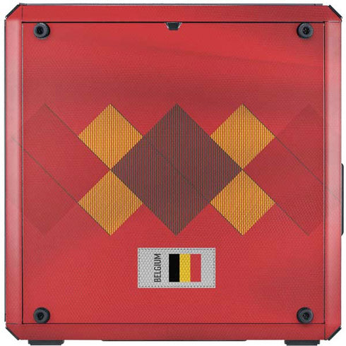 Belgium Soccer Flag Cooler Master MasterBox Q300L Mini Tower Skin