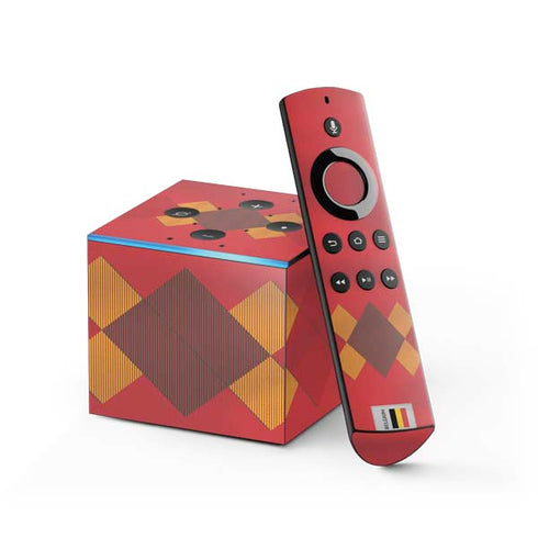 Belgium Soccer Flag Fire TV Cube Skin