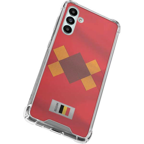 Belgium Soccer Flag Galaxy A13 5G Clear Case
