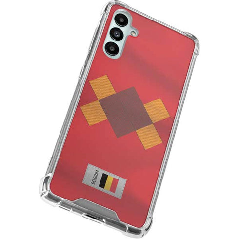 Belgium Soccer Flag Galaxy A15 5G Clear Case