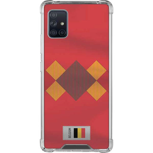 Belgium Soccer Flag Galaxy A51 5G Clear Case