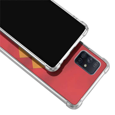 Belgium Soccer Flag Galaxy A71 5G Clear Case