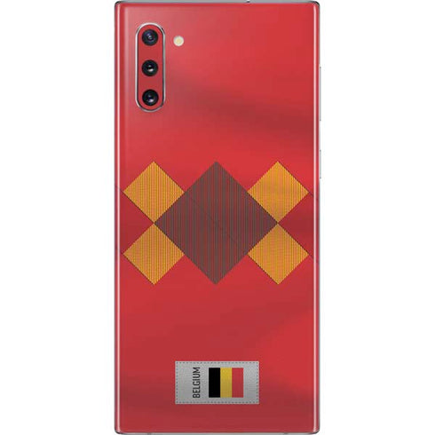 Belgium Soccer Flag Galaxy Note 10 Skin