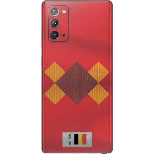 Belgium Soccer Flag Galaxy Note20 5G Skin