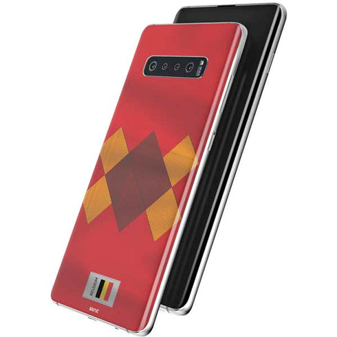 Belgium Soccer Flag Galaxy S10 Skin