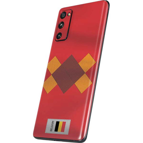 Belgium Soccer Flag Galaxy S20 Fan Edition Skin